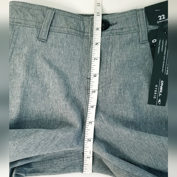 NWT O'NEILL Stretch Hybrid Shorts Reserve Heather Grey Boy's Size 22" Waist - Picture 13 of 15